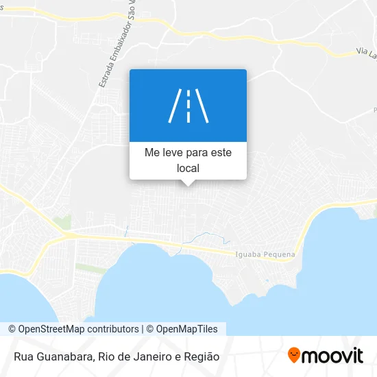 Rua Guanabara mapa