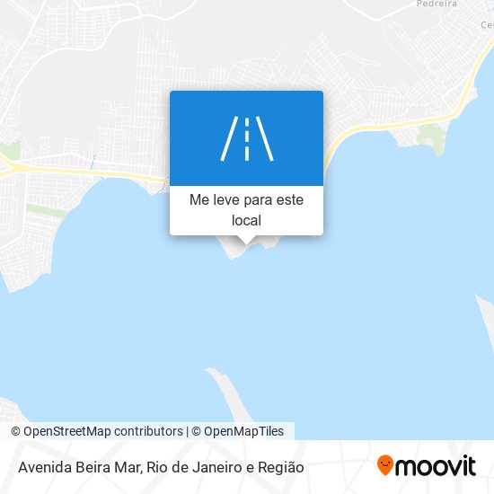 Avenida Beira Mar mapa