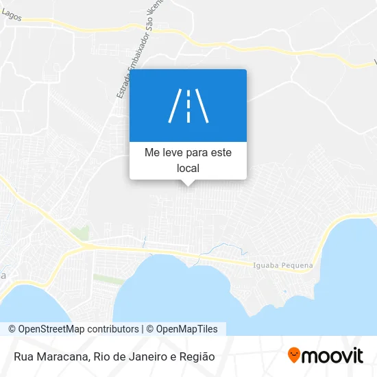 Rua Maracana mapa