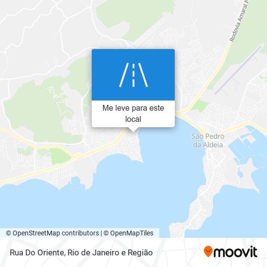 Rua Do Oriente mapa