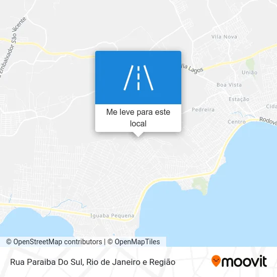 Rua Paraiba Do Sul mapa