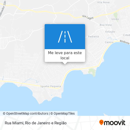 Rua Miami mapa