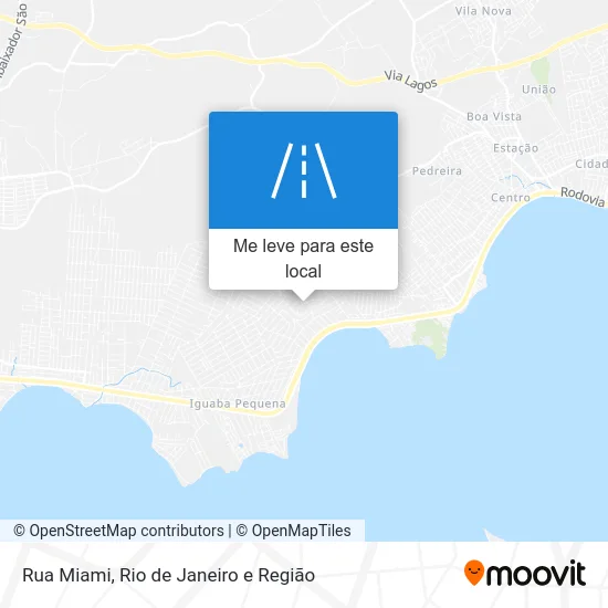 Rua Miami mapa