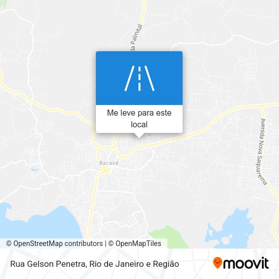 Rua Gelson Penetra mapa
