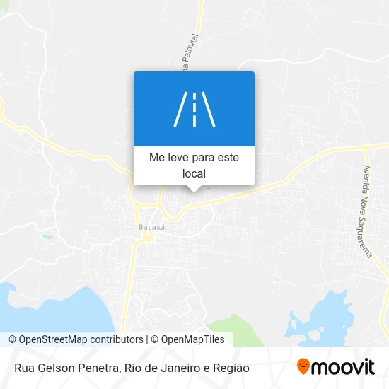 Rua Gelson Penetra mapa