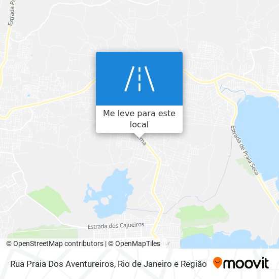 Rua Praia Dos Aventureiros mapa