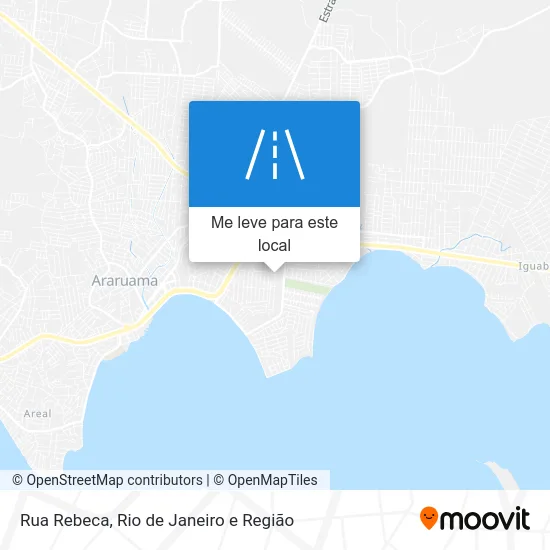 Rua Rebeca mapa