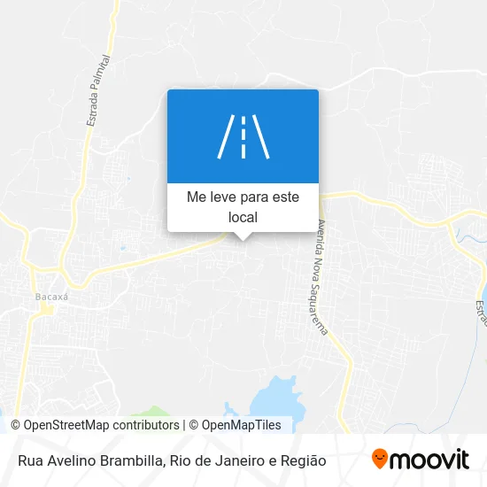 Rua Avelino Brambilla mapa