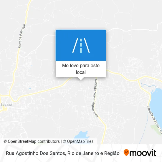 Rua Agostinho Dos Santos mapa