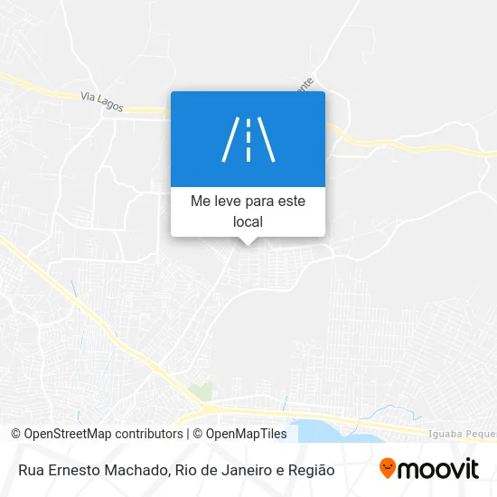 Rua Ernesto Machado mapa