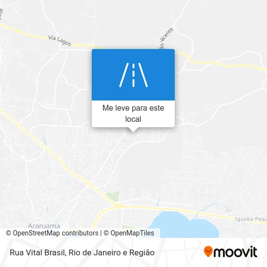 Rua Vital Brasil mapa