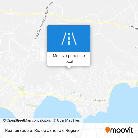 Rua Ibirapuera mapa
