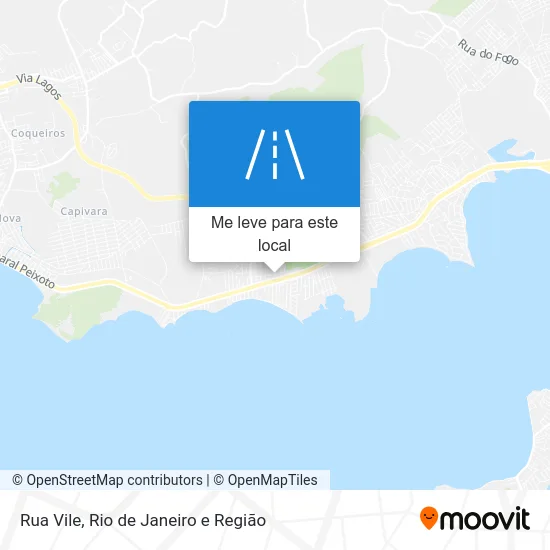 Rua Vile mapa
