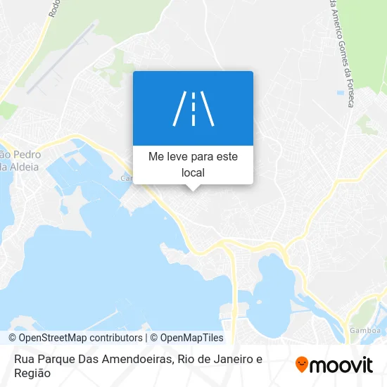 Rua Parque Das Amendoeiras mapa