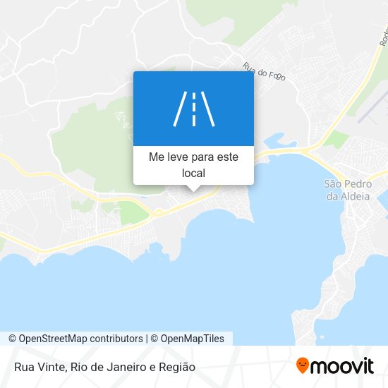 Rua Vinte mapa