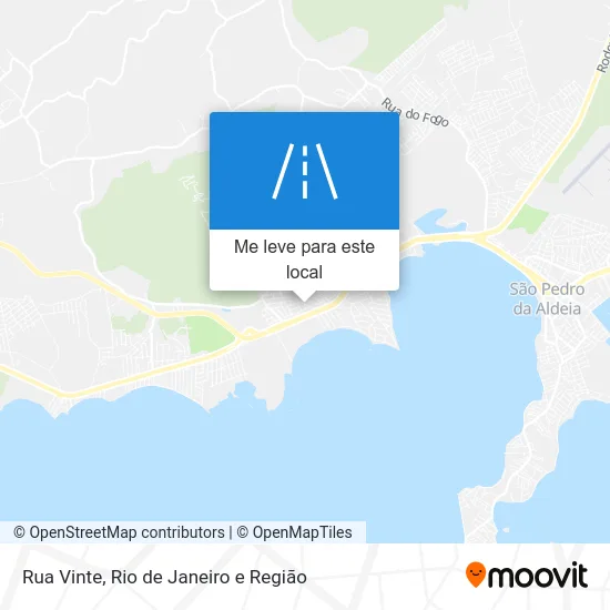 Rua Vinte mapa
