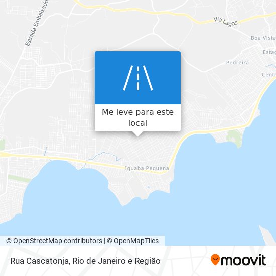 Rua Cascatonja mapa