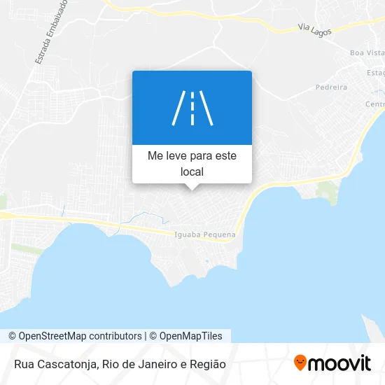 Rua Cascatonja mapa
