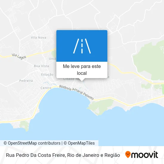 Rua Pedro Da Costa Freire mapa
