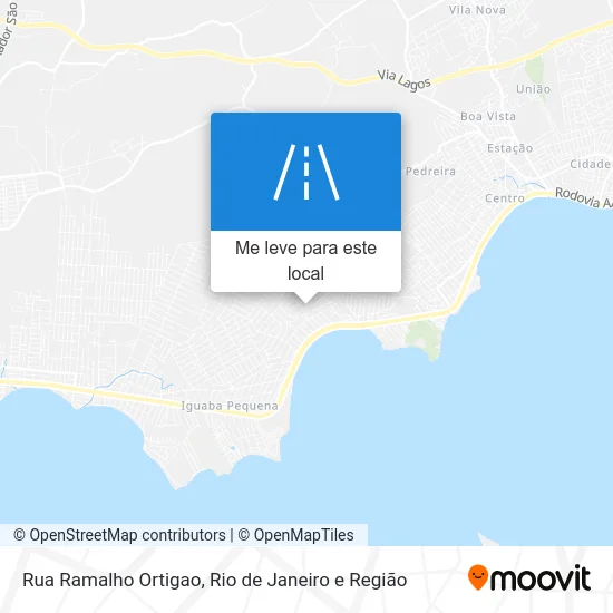 Rua Ramalho Ortigao mapa
