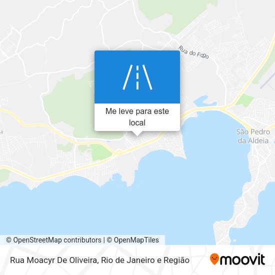 Rua Moacyr De Oliveira mapa