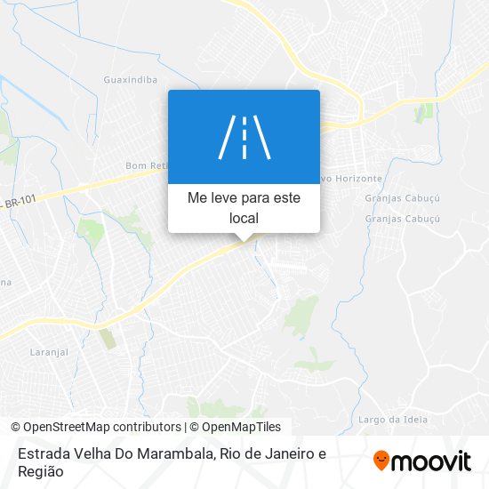 Estrada Velha Do Marambala mapa