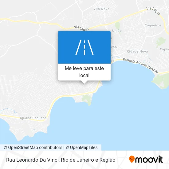 Rua Leonardo Da Vinci mapa