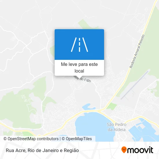 Rua Acre mapa