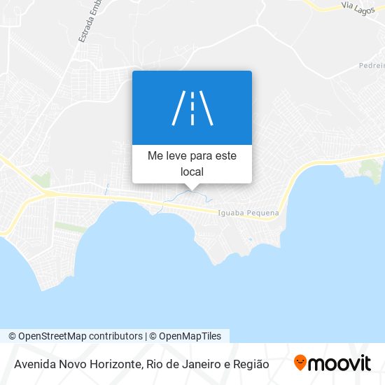 Avenida Novo Horizonte mapa