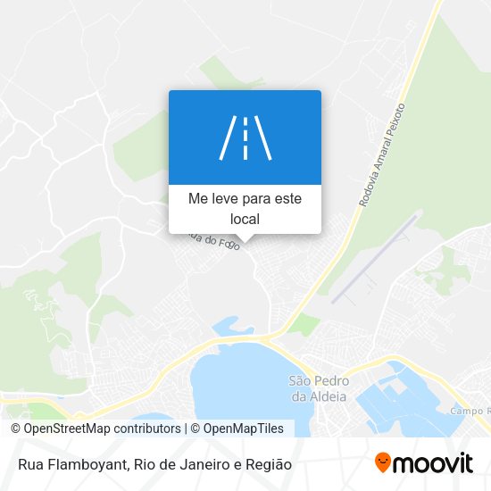 Rua Flamboyant mapa