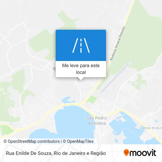 Rua Enilde De Souza mapa