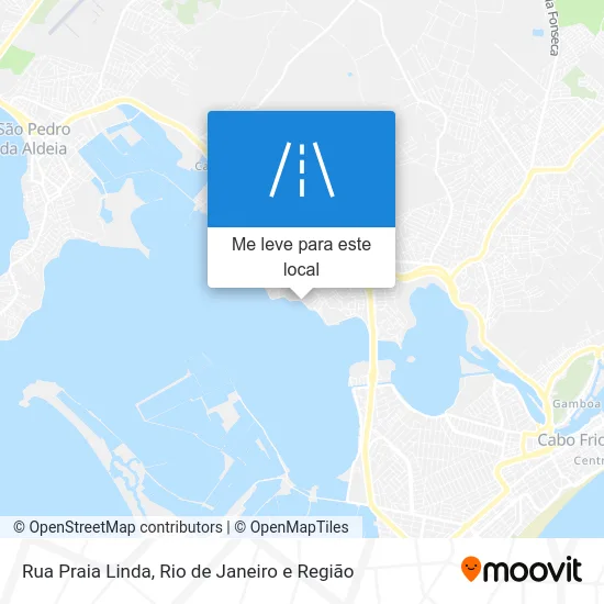 Rua Praia Linda mapa