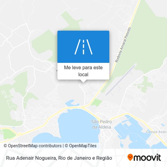 Rua Adenair Nogueira mapa