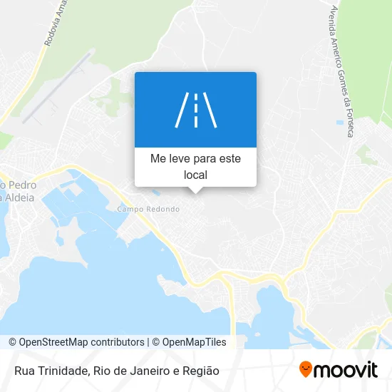 Rua Trinidade mapa