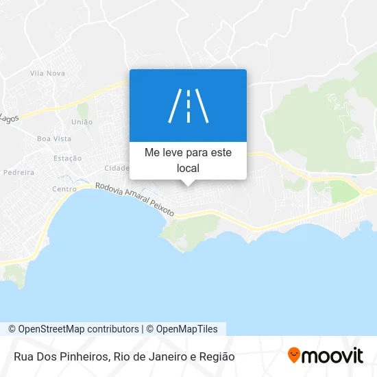 Rua Dos Pinheiros mapa