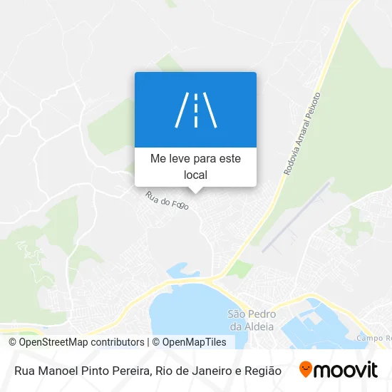 Rua Manoel Pinto Pereira mapa