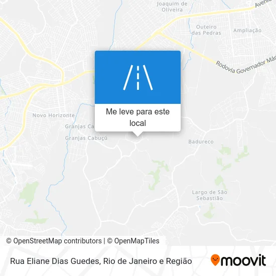 Rua Eliane Dias Guedes mapa