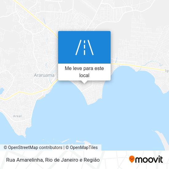 Rua Amarelinha mapa