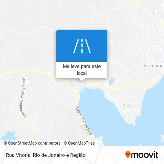 Rua Vitoria mapa