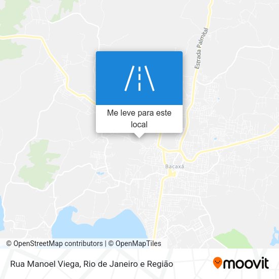 Rua Manoel Viega mapa