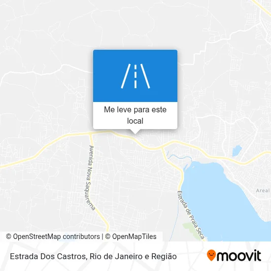 Estrada Dos Castros mapa