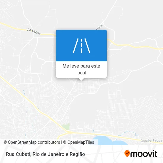 Rua Cubati mapa
