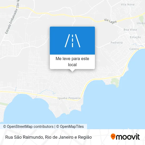 Rua São Raimundo mapa