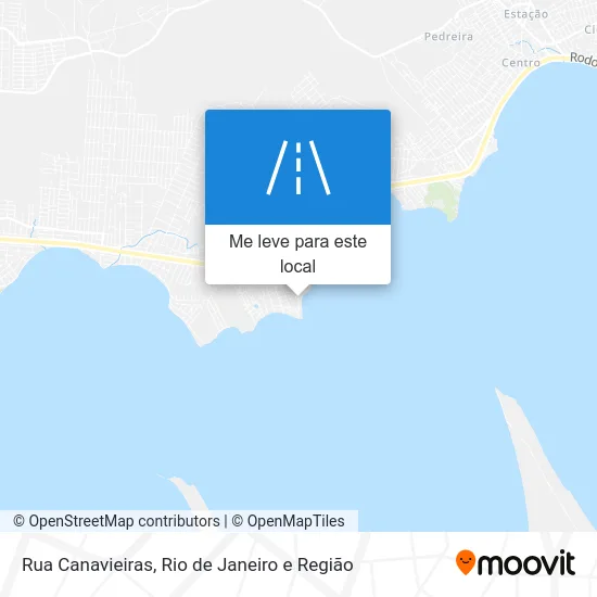 Rua Canavieiras mapa