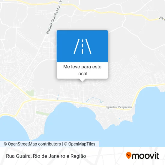 Rua Guaira mapa