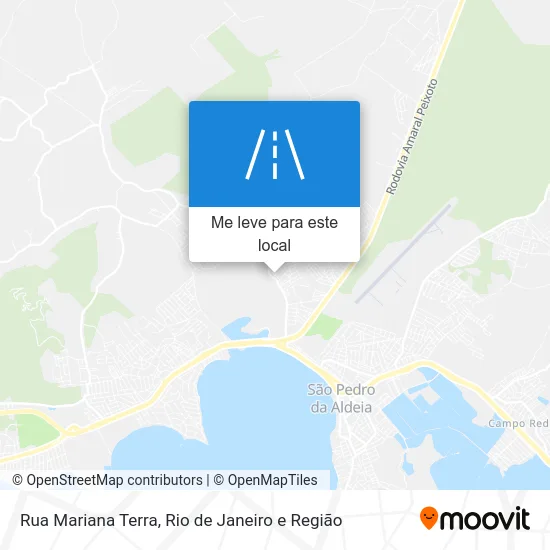 Rua Mariana Terra mapa