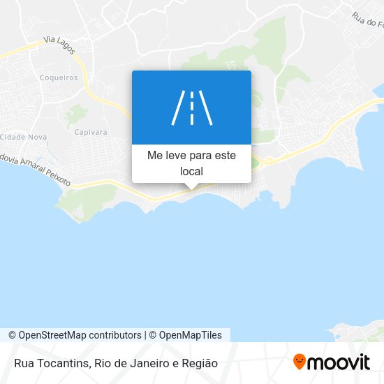 Rua Tocantins mapa