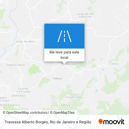Travessa Alberto Borges mapa