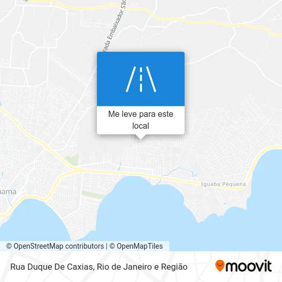 Rua Duque De Caxias mapa