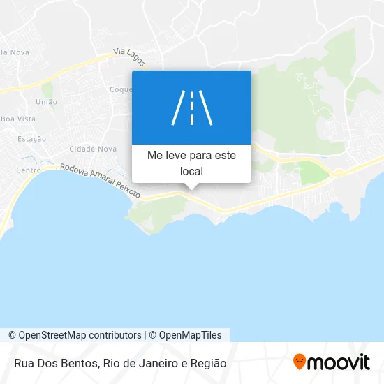 Rua Dos Bentos mapa